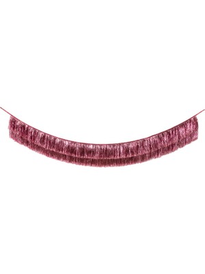Meri Meri Pembe Püsküllü Asılan Parti Süsü