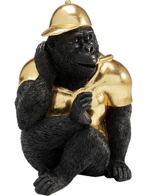 Kare Design Glam Gorilla Dekoratif Figür