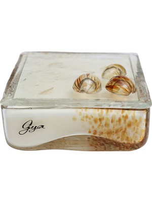 Gya Candle Art Square Amber Kokulu Mum