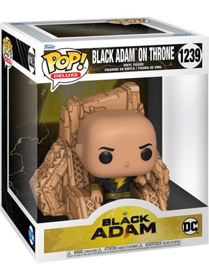 Funko Deluxe Dc Black Adam On Throne Pop Figür