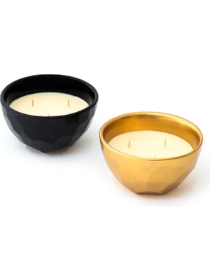 Maison Monson Toi Gold Luxury Candle Floral ve Toı Black Luxury Candle Spicy Woody Kokulu Mum 400 gr