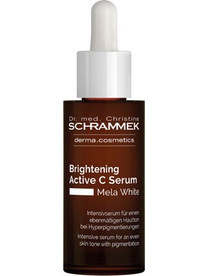 Schrammek Mela White Brightening Active C Vitamini Koyu Leke Giderici Cilt Serumu 30 ml