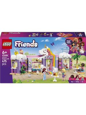 LEGO Friends Renkli Düşler Kafe Mini Bebekli 475 Parça 6+ Yaş Yapı Oyuncağı 42684