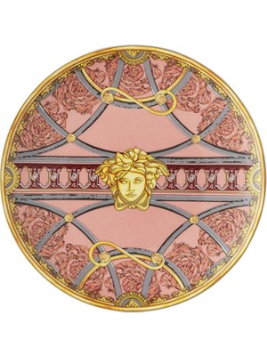 Versace Scala Palazzo Rose Porselen Ekmek Tabağı 17 cm