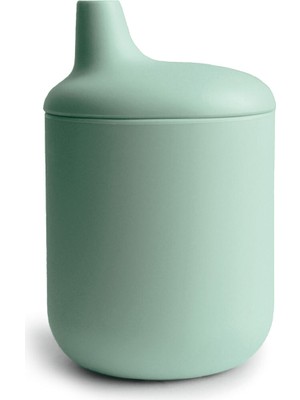 Mushie Cambridge Blue Silikon 6+ Ay Alıştırma Bardağı 175 ml
