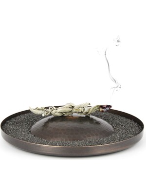 Coho Objet Coho Antique Göbekli Tepe Dövme Bakır Ağaç Tütsü Tabağı