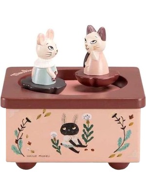 Moulin Roty Kedi ve Fare Oyuncak Müzik Kutusu