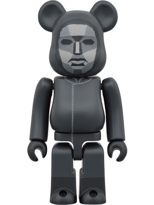 BearBrick Squid Game Frontman Siyah Oyuncak