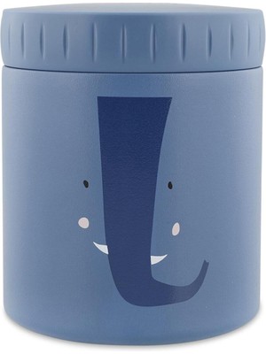 Trixie Mrs.elephant Mavi Çelik Termal Çocuk Mama Termosu 350 ml