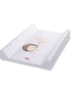 Okbaby Fluffy Beyaz Boy Ölçerli Bebek Alt Değiştirme Minderi