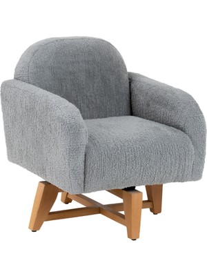 Norde Junior Cozy Gri 360 Derece Dönebilen Teddy Berjer