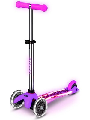 Micro Mini Deluxe Glow LED Plus Işıklı 3 Tekerlekli 1-5 Yaş Çocuk Scooter