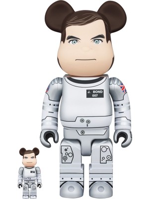 BearBrick 007 James Bond Moonraker Heykel