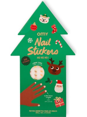 OMY Ho Ho Ho Nail Sticker Kız Çoxuk Tırnak Stickeri
