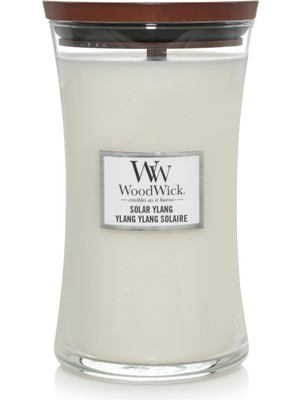 Woodwick Solar Ylang Büyük Beyaz Mum 609 gr