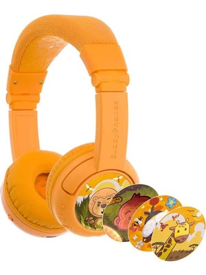Onanoff Buddyphones Play Plus Sarı Çocuk Kulak Üstü Kulaklık