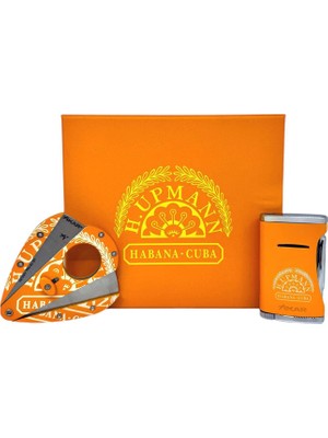 Xikar H.upmann Sarı Puro Çakmağı ve Kesici Seti