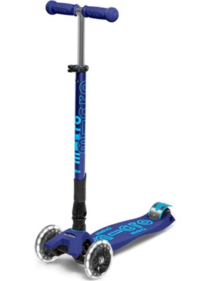 Micro Maxi Deluxe LED Işıklı Katlanabilir 3 Tekerlekli 5-12 Yaş Çocuk Scooter
