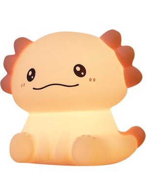 Sevimli Axolotl Çocuk Odası Gece Lambası
