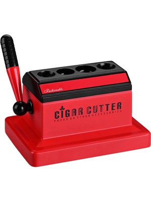 Cigarloong Classical Giyotin Kırmızı 4'lü Masa Puro Kesici