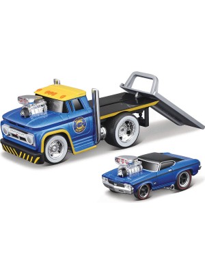 Maisto 1/64 03 59050 Muscle Machines Taşıyıcı ve Araç Set
