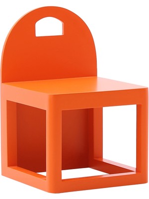 Shuri Kids Circle Tubi Chair Turuncu Çalışma Sandalyesi