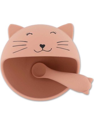 Trixie Mrs. Cat Pembe Silikon Bebek Yemek Seti
