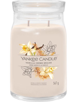 Yankee Candle Vanilla Crème Brûlée Kahverengi Büyük Mum 567 G