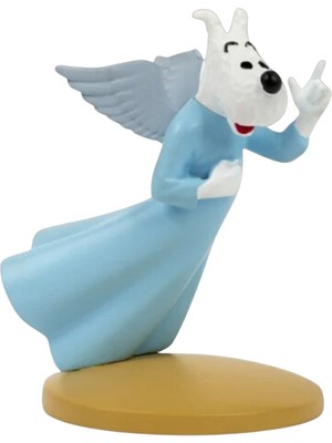 Tintin Milou Mi Ange Snowy Angel Resin Heykelcik