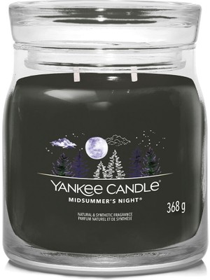 Yankee Candle Midsummer's Night Siyah Orta Mum 368 G