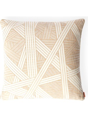 Missoni Home Nastri Bej 60X60 cm Dekoratif Yastık