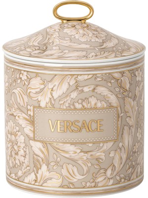 Versace Barocco Bej Porselen Mumluk 16 cm