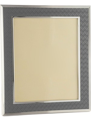 Mikasa Moor Gri Gümüş Deri Çerçeve 20 x 25 cm
