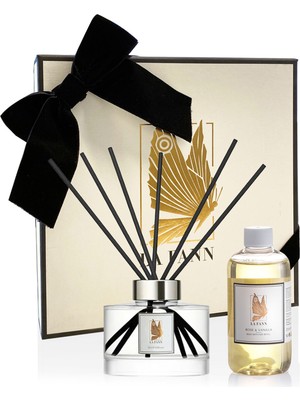 La Fann Imza Koleksiyonu Rose & Vanilla Refill Çubuklu Oda Kokusu Set 250ML