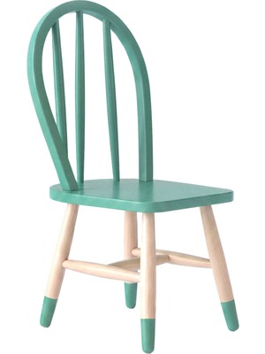 Woody&Happy Mint Masif Ahşap Çocuk Sandalyesi