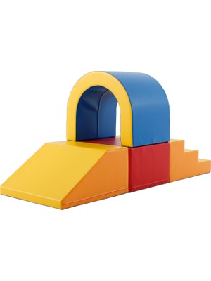 Iglu Tunnel Multi Color Yumuşak Aktivite ve Oyun Seti