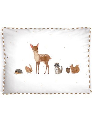Casadora Baby Forest Amigos Pamuk Dolgulu Çocuk Odası Kırlent 35 x 45 cm