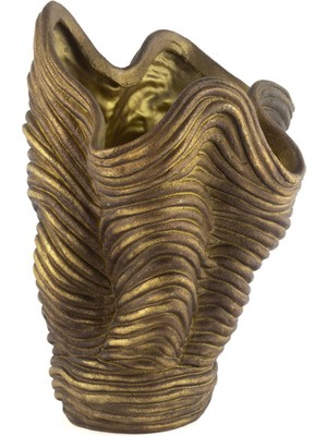 Mikasa Moor Antik Gold Resin Vazo 25 x 33 cm