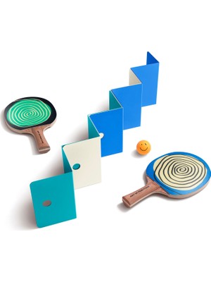 Art Of Ping Pong Swirl 3lü Ahşap Ping Pong Seti