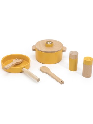 Trixie Cooking Set Mr Lion Ahşap Oyuncak