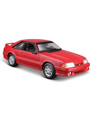 Maisto 1993 Ford Mustang Svt Cobra 1:24 Kırmızı Model Araba 32906