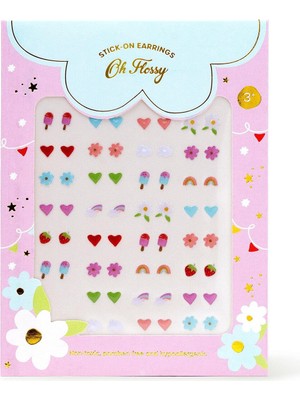 Oh Flossy Kız Çocuk Sticker Küpe