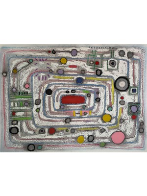 Emel Özkul Andy 83X115 cm Karışık Teknik Resim