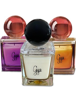 Gya Candle Art Harmony Kırmızı Kutu 3'lü Mum Seti