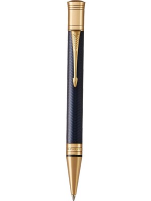 Parker 1931373 Duofold Prestij Mavi Chevron Gt Tükenmez Kalem