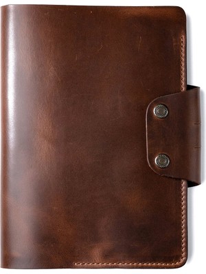 Roarcraft Hemingway Antik Kahve A5 Organizer Deri Defter Kılıfı