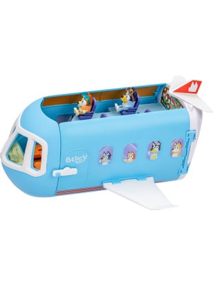 Bluey 3'ü 1 Arada Dönüşen Uçak Oyun Seti