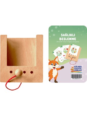 Puncho Sağlıklı Beslenme Ahşap Eğitici Oyun Seti