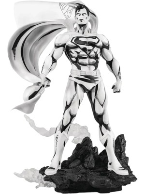 DC Heores Superman Black & White Version 1/8 Scale Px Exclusive Figür Heykel