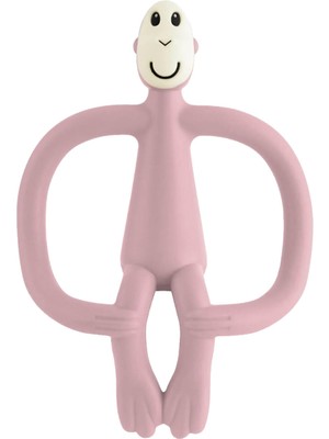 Matchstick Monkey Monkey Pembe Silikon Diş Kaşıyıcı